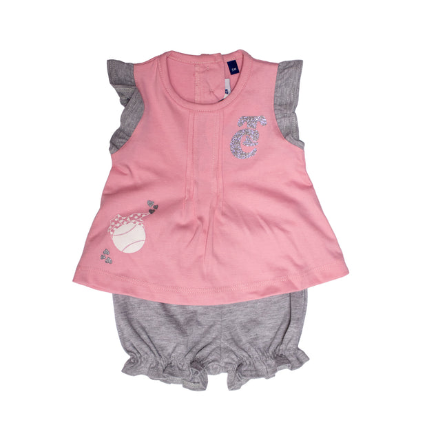 Conjunto Blusa Y Ca Pink Silver TC 24 Bebé