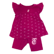 Conjunto Short Play Guinda TC 25 Niña