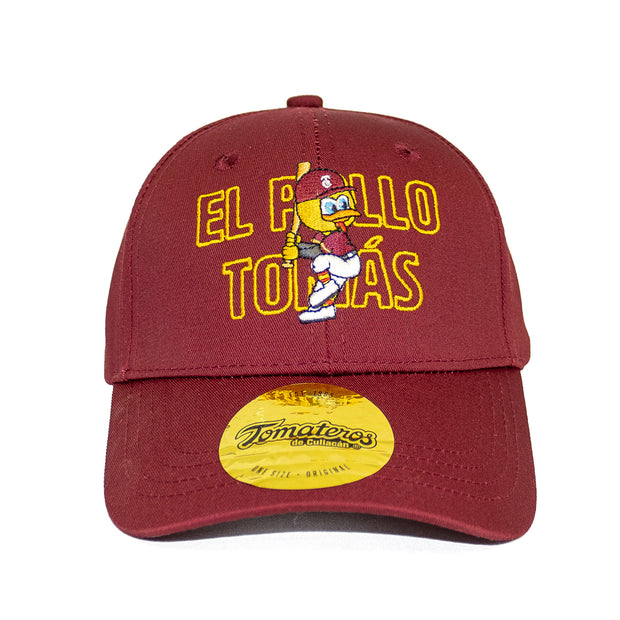 Gorra All Kids Pollo Tomas Batting Guinda 24