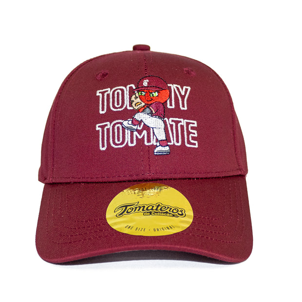 Gorra All Kids Tommy Tomate Batting Guinda 24