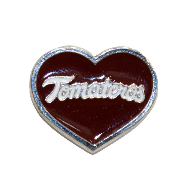 Pin Metálico Heart TOM Guinda 24