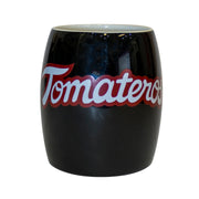 Taza Barril Negra TOM Guinda 24