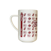 Taza Beige TOM 60 Aniversario Guinda 25