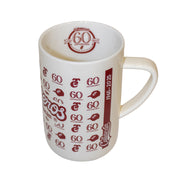 Taza Beige TOM 60 Aniversario Guinda 25