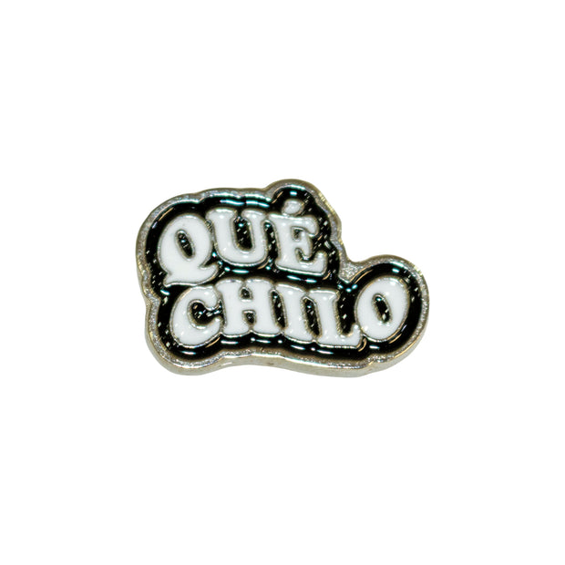 Pin Metalico Que Chilo BLK 25