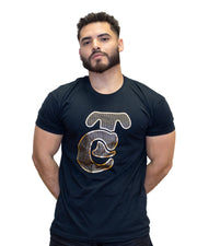 Playera Negra TC Dotted Gold 24 Caballero