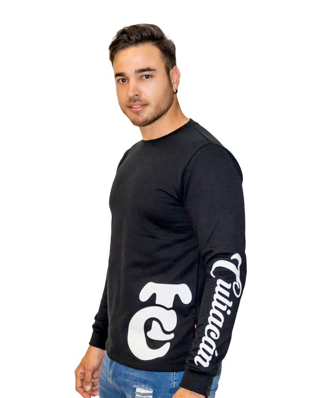 Hoodie  Negro TC CLN White 24 Caballero