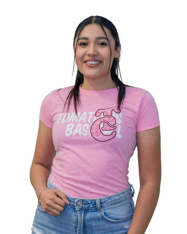 Playera Rosa Tomateros Base TC 24 Dama