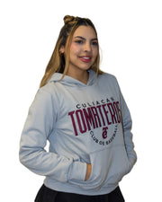 Hoodie Gris CLN Tom TC Club Guinda 24 Dama