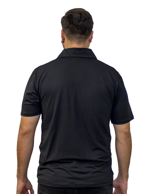 Playera Polo Negra TC 24 Caballero