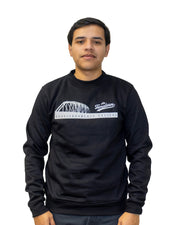 Hoodie All Negro Puente Los Tom 24 Caballero