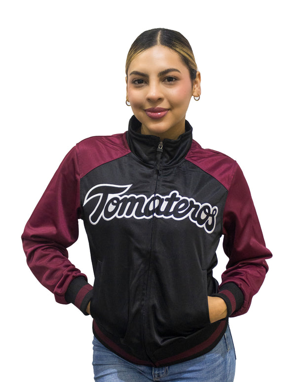 Jacket Guinda Negro Tom 24 Dama