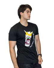 Playera Negra Beer Club 25 Caballero
