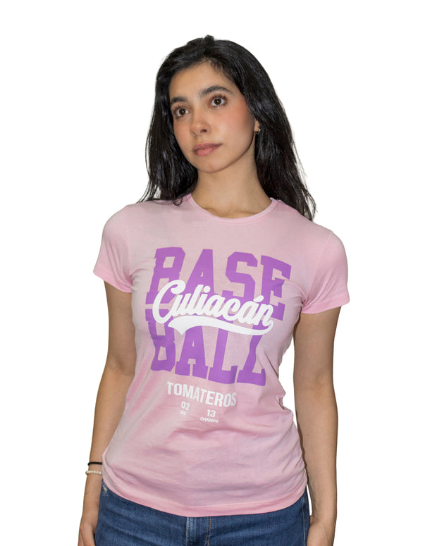 Playera Pink Base CLN Champ 25 Dama