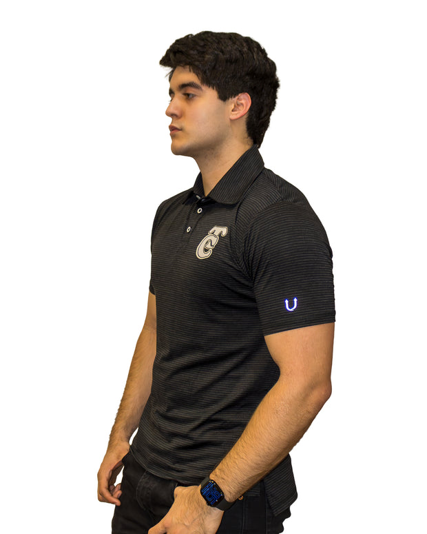 Playera Polo Lines BLK TC 25 Caballero