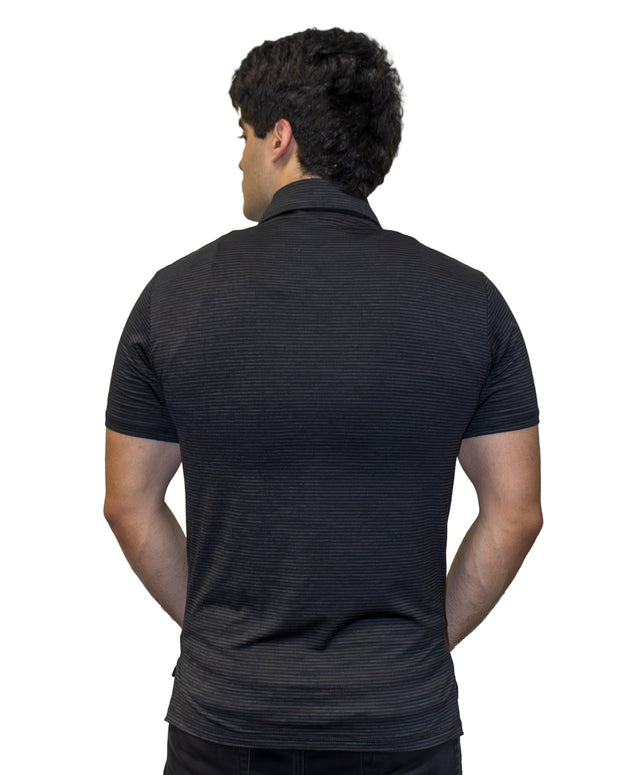 Playera Polo Lines BLK TC 25 Caballero