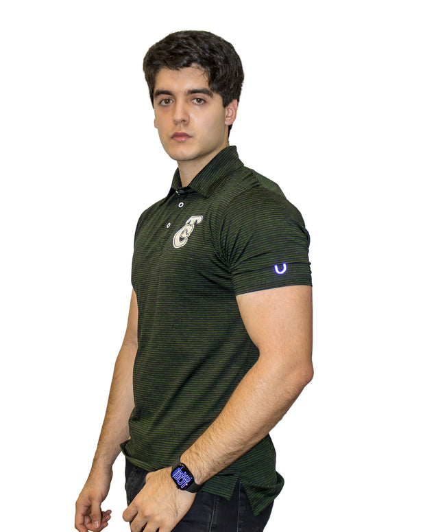 Playera Polo Lines Olivo TC 25 Caballero