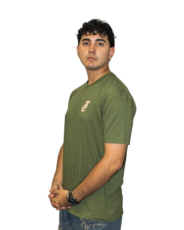 Playera All CLN SIN Olivo 25 Caballero