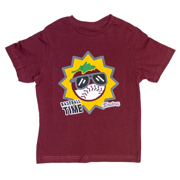 Playera Sun Element Guinda 25 Niño