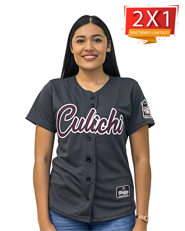 Casaca Oficial Culichi Gris Carbon 23 Dama