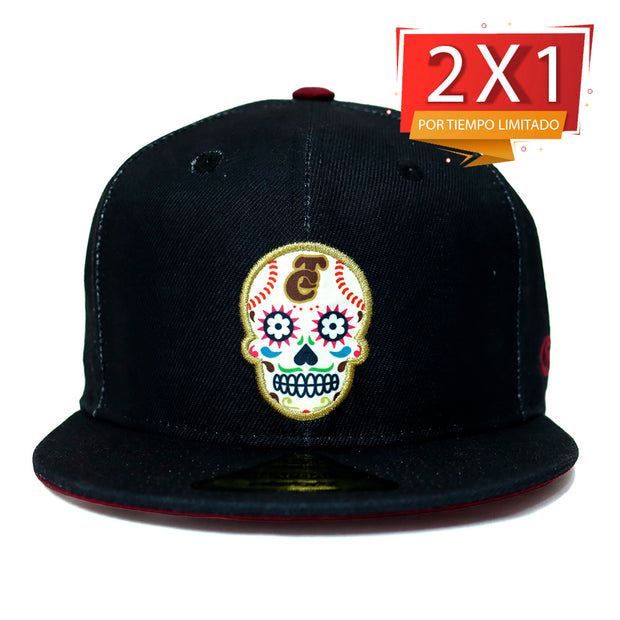 Gorra SnapBack Negra Catrina SUB Flores 22