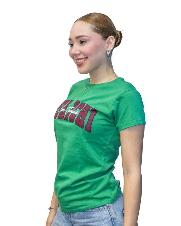 Playera Verde Culichi Pink TC 24 Dama