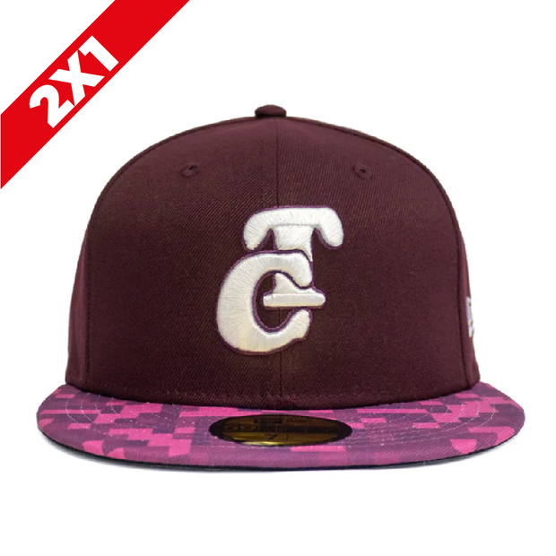 Gorra 5950 LMP EXC Pixel Guinda Visor 24