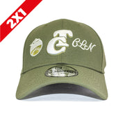 Gorra 3930 Multi Logo Green TC BL 24