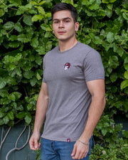 Playera Skull Base Life Gris 22 Caballero