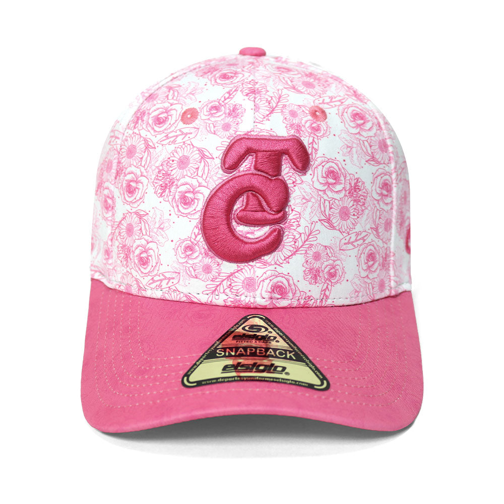 Gorra Blanca Rosa Flores 22 BeisShop Tomateros