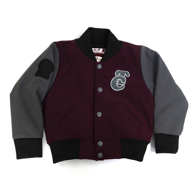 Chamarra guinda discount